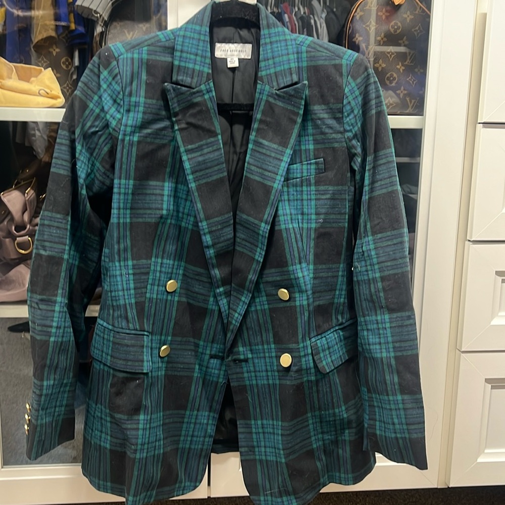 Plaid Blazer